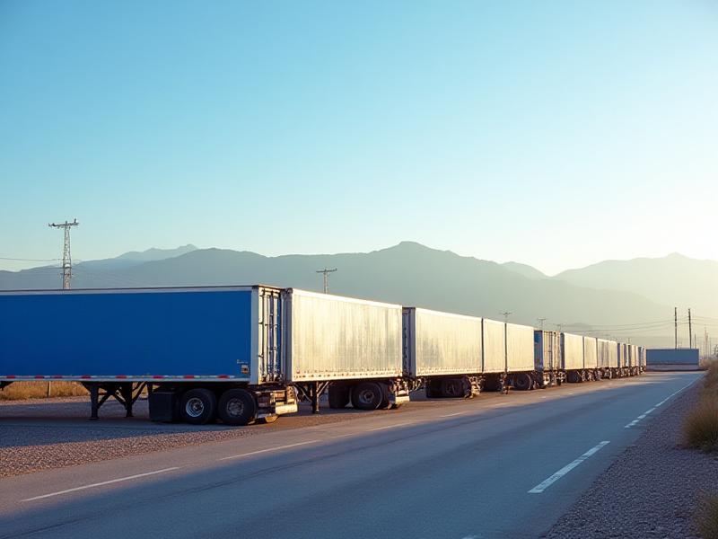 JASSO Transportation logistics facility near El Paso border crossing