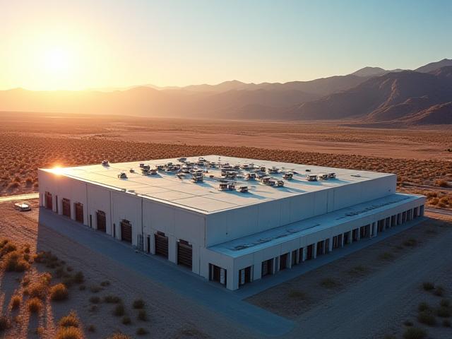 Data center facility exterior in Nevada